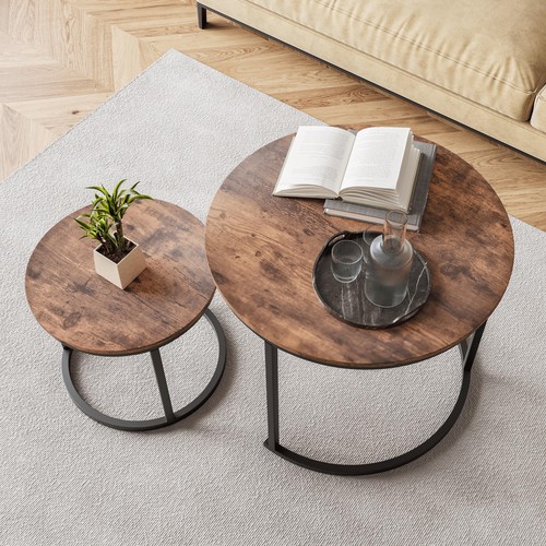Small round nesting coffee - round,