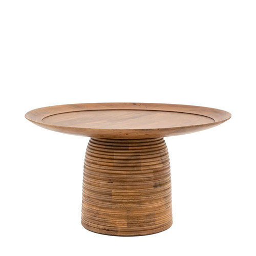 Round coffee table solid mango - round,