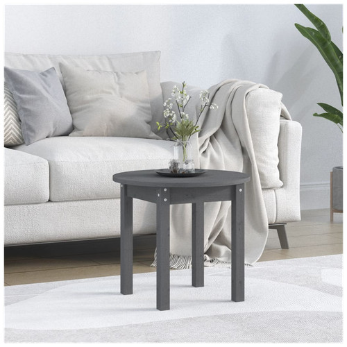 Coffee table grey solid - coffee,