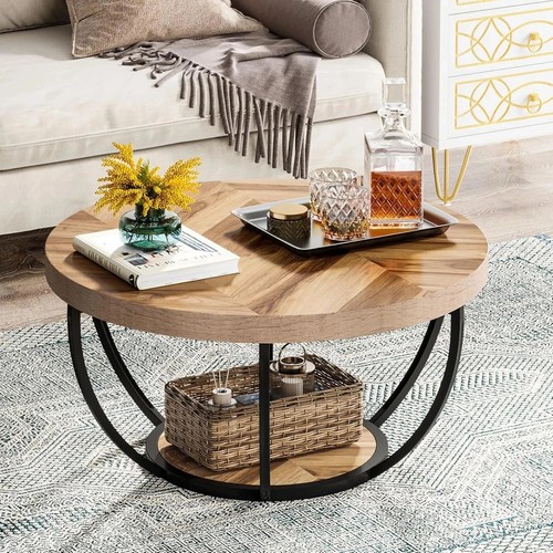 Modern round coffee table - modern,