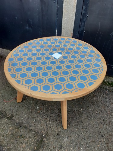 Retro design solid oak coffee - solid,