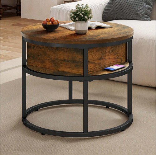 Coffee table with lift - with,