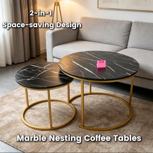 Modern round nesting coffee - round,