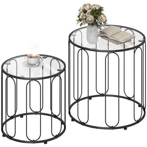 Homcom coffee table set - homcom,