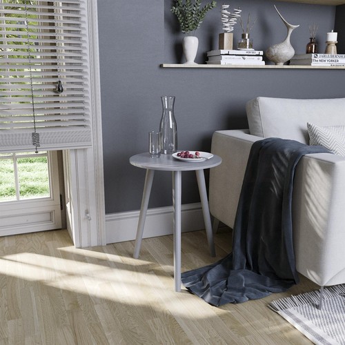 Round side table - side, sofa