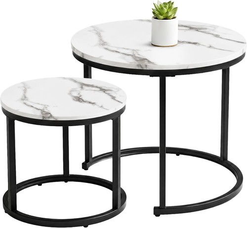 Round nesting table - nesting, |