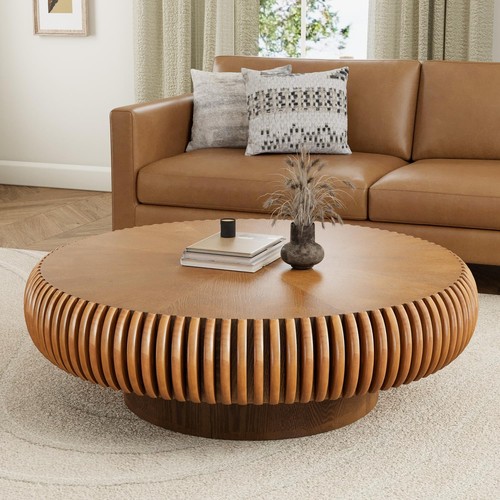 Modern fluted drum coffee - modern,