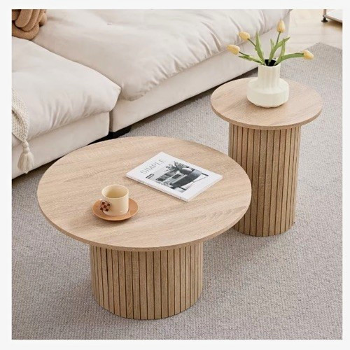 Modern round wooden - modern,