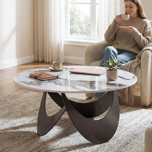 Homcom coffee table sintered - homcom,