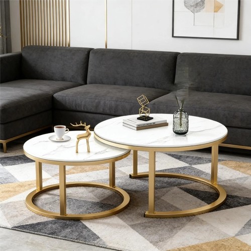 White marble effect round - effect, round,