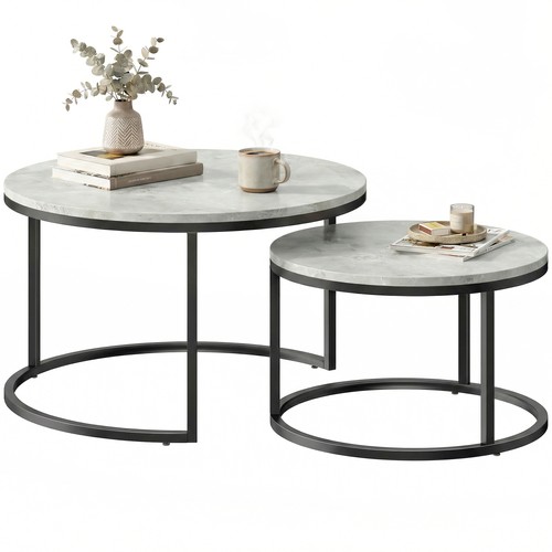 Homcom pcs stacking coffee - homcom, 2