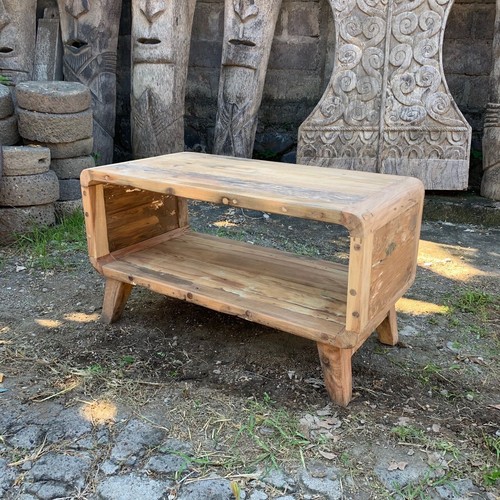 Small rounded coffee table - table,