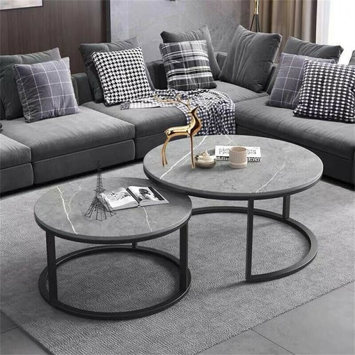 Round nesting coffee table - round,