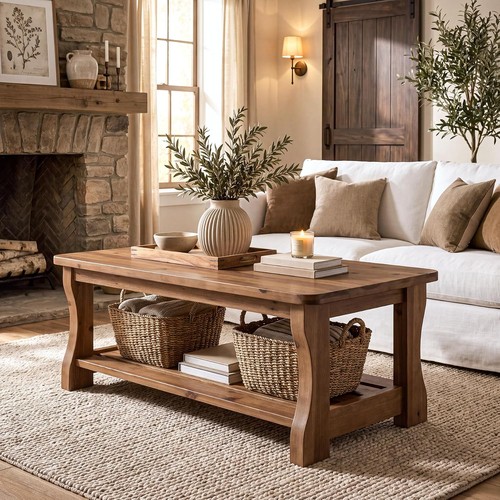 120cm solid wood - 120cm, table