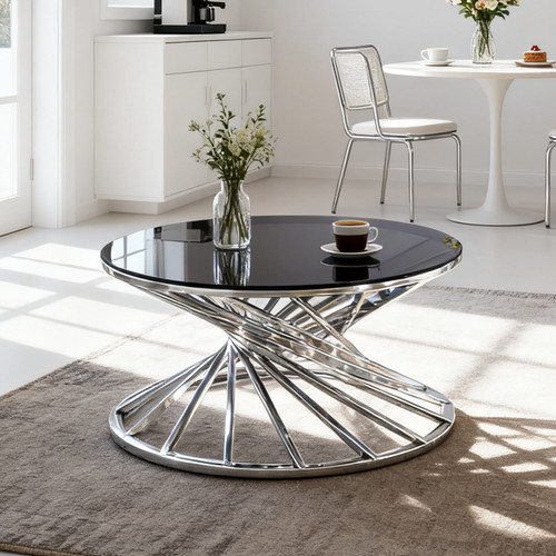 Round coffee table sofa side - round,