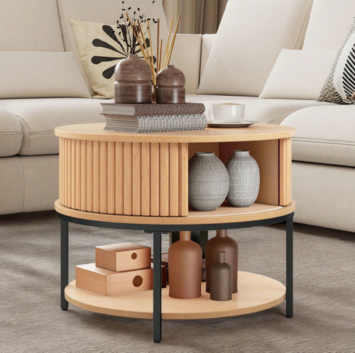 Tier round coffee - 2-tier,