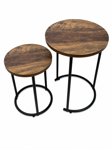 Round nesting table - table, set