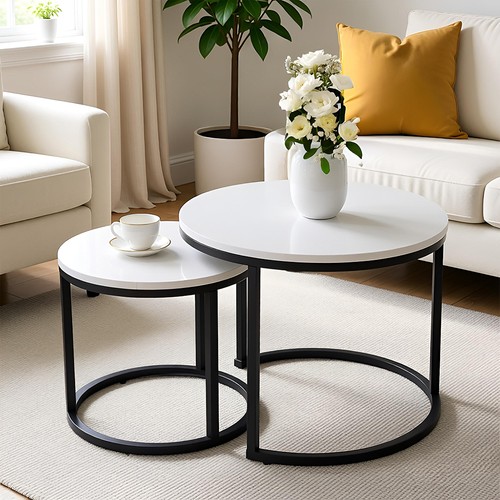Piece nesting round coffee - 2‑piece,