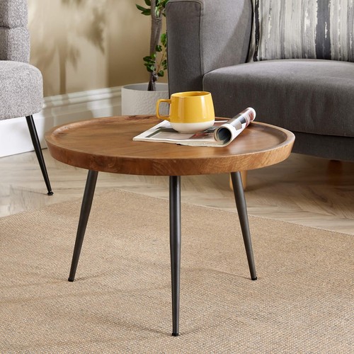 Medium coffee table round - coffee,