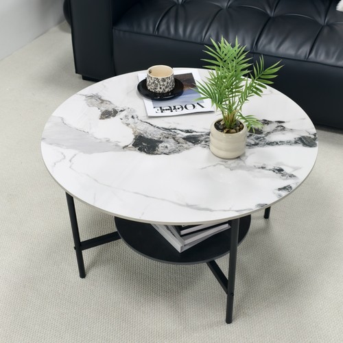 80cm large round marble - round,
